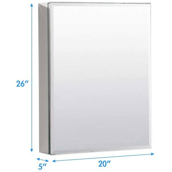 20"*26" Aluminium Medicine Surface Mount or Recess Bed Bath